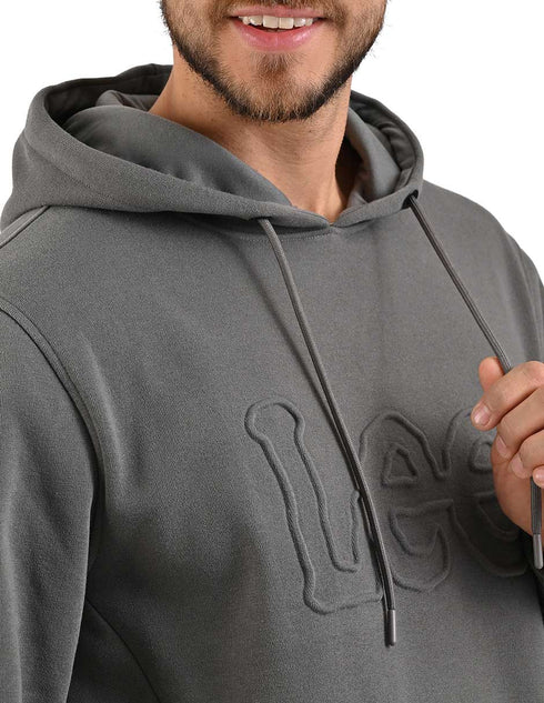 Sudadera con capucha LEE en color gris para caballero